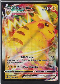 Pikachu VMAX SWSH286 Promo SWSH Black Star Pokemon NM - Image 1