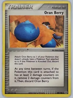 Oran Berry 80/106 Pokemon - EX Emerald MP - Image 1