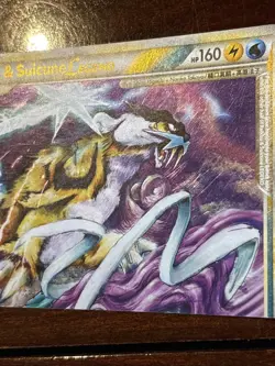 Pokemon HGSS Unleashed Raikou & Suicune Legend 92/95 Top Holo Rare MP - Image 4