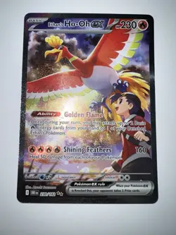 Pokemon TCG Ethan's Ho-Oh EX Sir 230/182 Destined Rivals - NM - Image 1