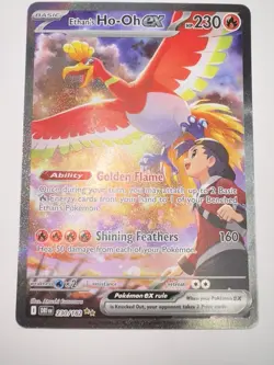 Pokemon TCG Ethan's Ho-Oh EX Sir 230/182 Destined Rivals - NM - Image 2