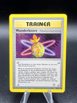 GERMAN Miracle Berry "Wunderbeere" Trainer Pokemon 94/111 LP AD23 - Image 1