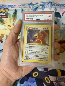 2001 POKEMON NEO DISCOVERY Ursaring-HOLO 15/75 🔥 PSA 9🔥mint - Image 3