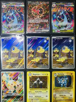 Pokemon TCG Binder Lot MCharizard Ex , 1st Edition Machamp , Holos NM 225x🔥 - Image 2