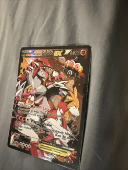 Pokemon TCG Team Magma's Groudon EX 15/34 Double Crisis Holo Rare Heavily Played - Image 3
