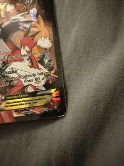 Pokemon TCG Team Magma's Groudon EX 15/34 Double Crisis Holo Rare Heavily Played - Image 4