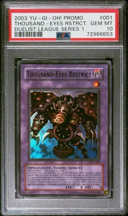 PSA 10 Thousand-Eyes Restrict DL1-001 Duelist League Promo Limited YuGiOh! - Image 1