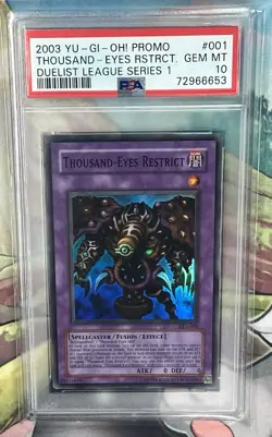 PSA 10 Thousand-Eyes Restrict DL1-001 Duelist League Promo Limited YuGiOh! - Image 3