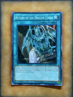 Yugioh Return of the Dragon Lords SR02-EN025 Super Rare 1st Ed LP - Image 1