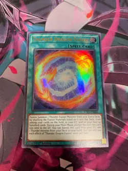 YUGIOH - THUNDER DRAGON FUSION - ULTRA RARE - SOFU - 1ST ED - NM - Image 1