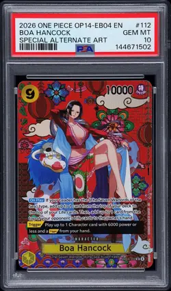 ONE PIECE OP14-EB04 EN BOA HANCOCK OP14-112 (SP) - PSA 10 - Image 1