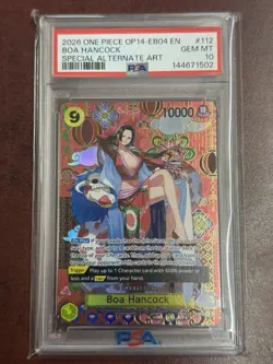 ONE PIECE OP14-EB04 EN BOA HANCOCK OP14-112 (SP) - PSA 10 - Image 3