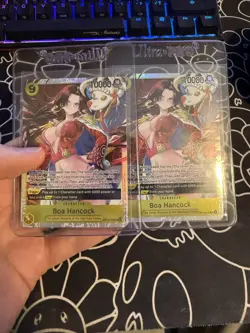 One Piece TCG Boa Hancock Op14-112 SR Lot of 2 The Azure Sea’s Seven English - Image 1