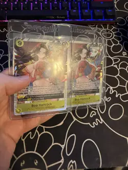 One Piece TCG Boa Hancock Op14-112 SR Lot of 2 The Azure Sea’s Seven English - Image 3