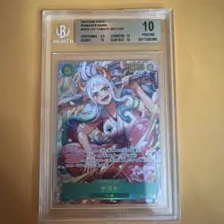 2022 One Piece Romance Dawn Yamato Secret Rare #OP01-121 BGS 10 Pristine - Image 1