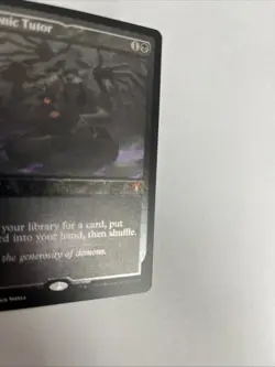 Demonic Tutor Foil Etched Card #0509 MTG LP - Image 2