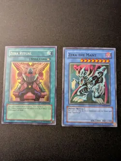 Yugioh Zera The Mant Rare PP01-EN011 + Ritual CARD - Image 1