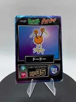 Meiji Get Card Japanese Pokemon Vintage Nintendo Doduo - Image 1