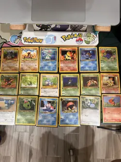 Pokemon Vintage Card Lot Collection 62 Cards - Image 1