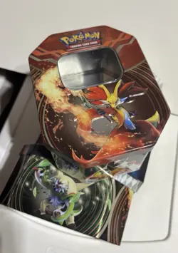 Lot Of 4 Empty Pokemon Card Game Tins Collectors Cards - Image 3