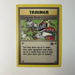 Pokemon TCG Black Star Promo Trainer 2000 Card Computer Error #16 WOTC DMG - Image 1