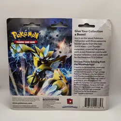 Pokemon Sun and Moon Lost Thunder 3 Pack Blister with Promo Card Factory Sealed - Image 3