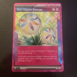 Neo Upper Energy Temporal Forces #162/162 Holo 2024 Pokemon Trading Card - Image 1