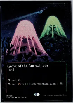 Grove of the Burnwillows (0062) (Borderless) Foil M Edge of Eternities: Stellar - Image 1