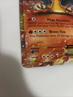 2014 Pokemon Charizard EX XY17 Black Star Promo Jumbo / Oversized - Image 3