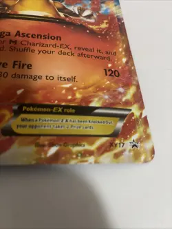 2014 Pokemon Charizard EX XY17 Black Star Promo Jumbo / Oversized - Image 4