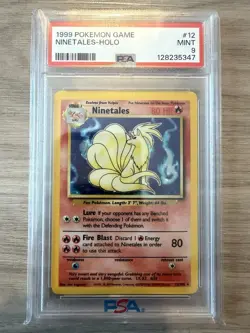 1999 Pokemon Ninetales Holo PSA 9 Mint #12 - Image 1