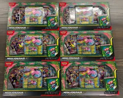 Pokemon Mega Venusaur EX Premium Collection Sealed Case (6 Boxes) Brand New - Image 1