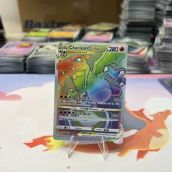 Pokemon TCG Charizard VSTAR Holo Card Brilliant Stars 174/172 Secret Rare NM/M - Image 1