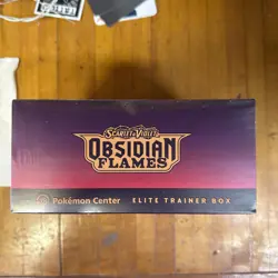 Obsidian Flames Pokemon Center ETB Elite Trainer Box Sealed Pokemon - NO TEAR - Image 2