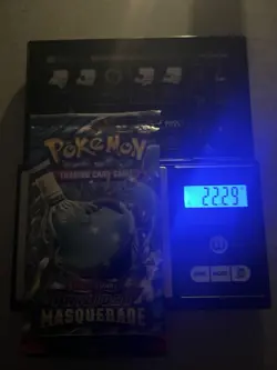 (VERY HEAVY) 22.29g Pokemon TCG Twilight Masquerade Booster Pack (SEALED) - Image 1