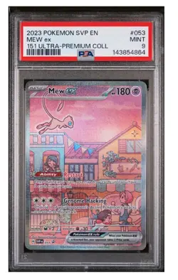 PSA 9 Mint 2023 Pokemon SVP En Mew ex 151 Ultra-Premium Coll #053 - Image 1