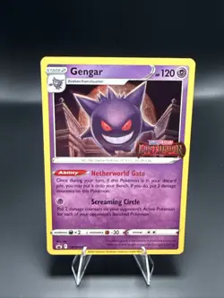 Pokemon Gengar SWSH241 Lost Origin Stamped Prerelease Black Star Promo - Image 1
