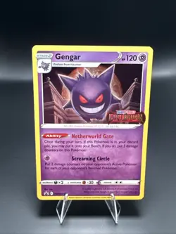 Pokemon Gengar SWSH241 Lost Origin Stamped Prerelease Black Star Promo - Image 2