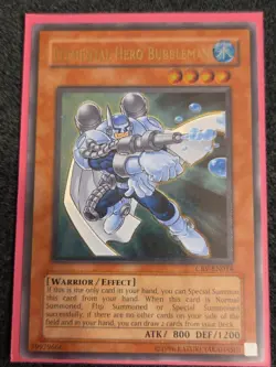 Yugioh: Elemental Hero Bubbleman - CRV-EN014 - Ultimate Rare - Unlimited - VLP - Image 1