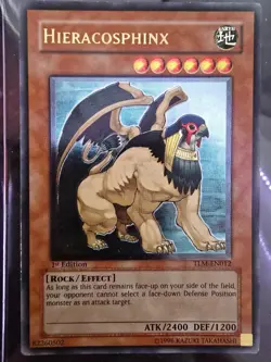 Yugioh: 1st edition Hieracosphinx (Ultimate Rare) TLM-EN012 NM - Image 1