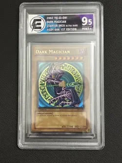2002 Yugioh Dark Magician SDY-006 Electric Slab 9.5 1st Edition ( Please Read ) - Image 1
