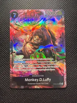 Monkey D. Luffy OP04-090 (Alternate Art) One Piece Card Game ENGLISH FOIL LP - Image 1