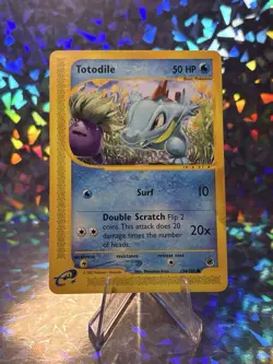 LP Totodile Expedition (EX) Pokemon Card 134/165 Reg. - Image 1