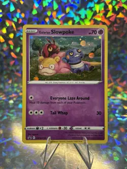 Galarian Slowpoke SWSH126 Black Star Promo Holo Pokemon Card SWSH - Image 1