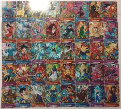 Lot of 40 Japanese Dragon Ball Super Dragonball Heroes TCG Rare Card Set - Image 1