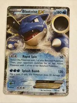Blastoise EX 29/146 XY Holo Pokemon TCG N/M Awesome Card From 2014. - Image 1
