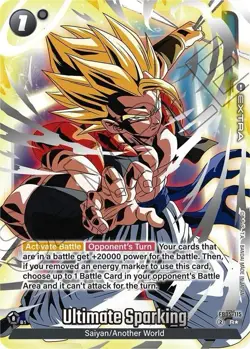 Ultimate Sparking Saiyan FB05-115 R+ Extra Card Bandai Dragon Ball Super TCG - Image 1
