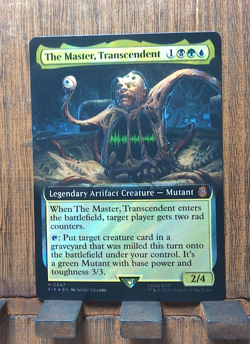 MTG The Master Transcendent FALLOUT - PIP - SURGE FOIL EXTENDED FULLART / NM - Image 1