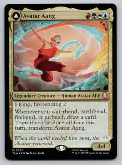 Avatar Aang FOIL - MTG Avatar: The Last Airbender TLA - Image 1