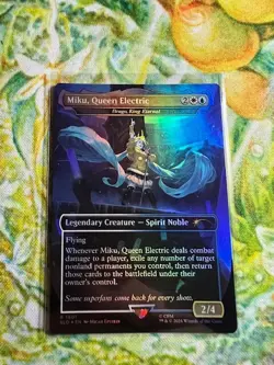 Miku, Queen Electric (Foil) MTG: Secret Lair *Pack Fresh* - Image 1
